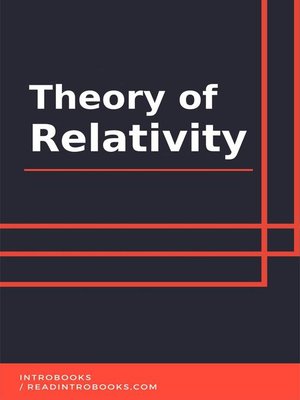 cover image of Theory of Relativity